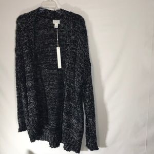 Caslon  sweater. Color black and off white. Large